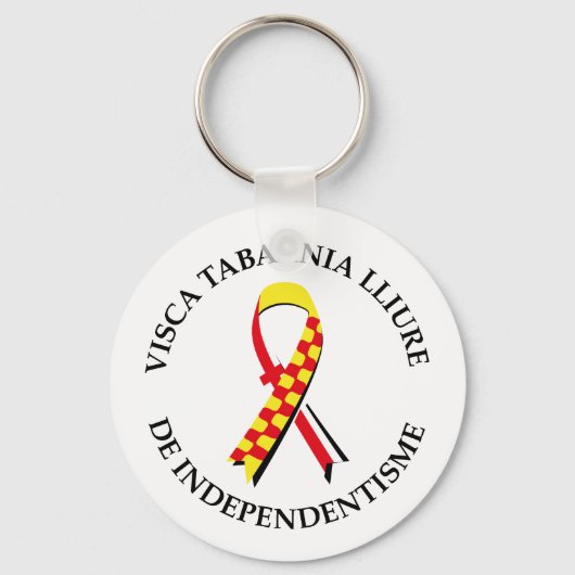Porte-clés Visca Tabarnia Lliure de Independentisme (Recto)