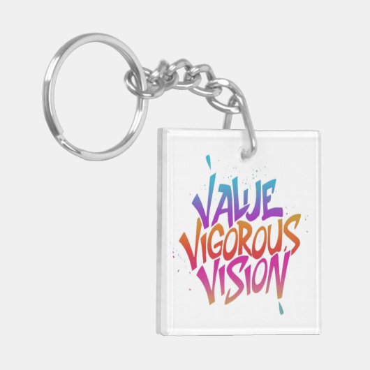 Porte-clés Vision de la valeur (Devant gauche)