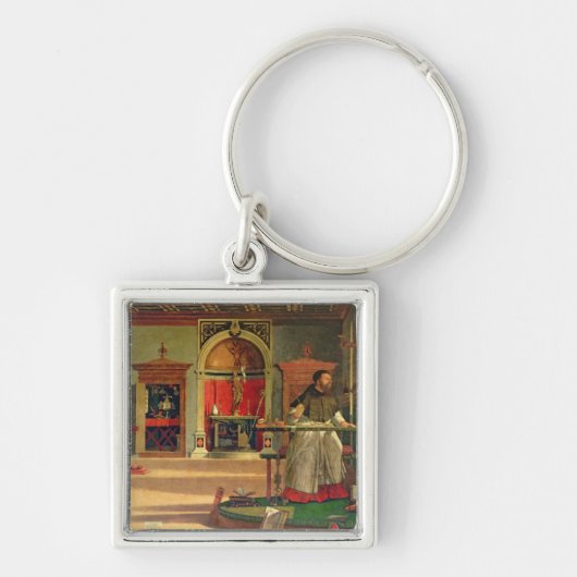 Porte-clés Vision de St. Augustine, 1502-08 (huile sur toile) (Devant)