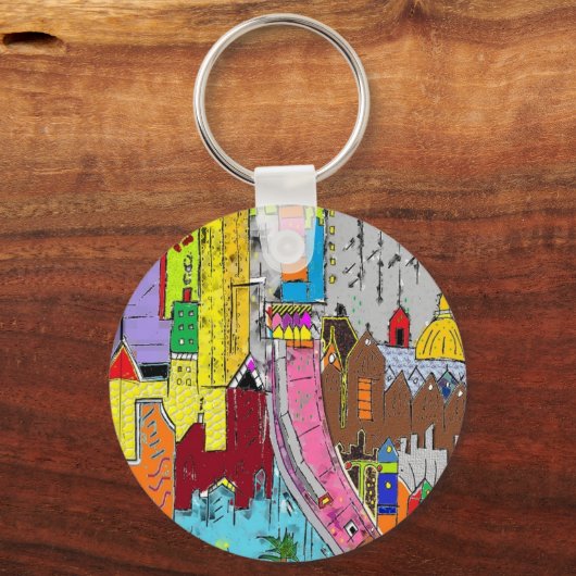 Porte-clés Vision Medellin Colombie (Recto)