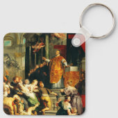 Porte-clés Visions d'Ignace par Pierre Paul Rubens (Dos)