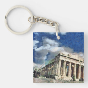 Porte-clés Visiteurs à l'Acropole à Athènes