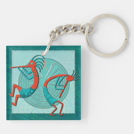 Porte-clés Visitors Native Folk Art (Dos)