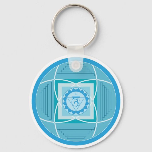 Porte-clés Visuddha Chakra (Recto)