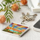 Porte-clés Vitrail Art Déco 1 (Côté)