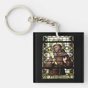 Porte-clés Vitrail de Monk franciscain