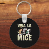 Porte-clés Viva La Mice Souris Rat Amoureux des animaux Anima (Recto)