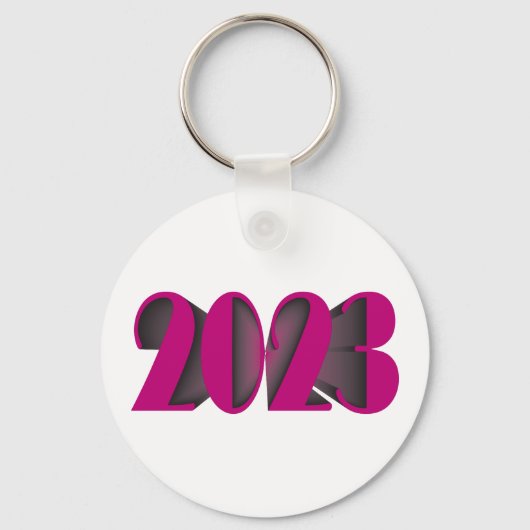 PORTE-CLÉS VIVA MAGENTA 2023 (Recto)