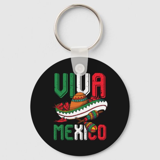 Porte-clés Viva Mexico Cinco De Mayo (Recto)
