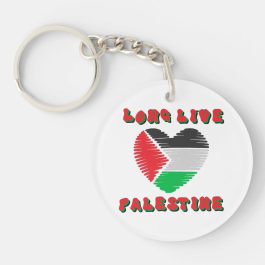 Porte-clés Vive la Palestine (Devant)
