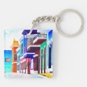 Porte-clés ¡Vive Porto Rico ! (Dos)