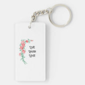 Porte-clés Vivent le porte - clé d'amour de rire (Dos)