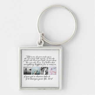 Porte-clés Vivent votre vie, aucuns regrets