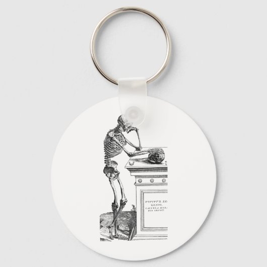 Porte-clés Vivitur Ingenio - Squelette (Recto)