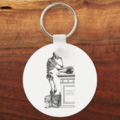 Porte-clés Vivitur Ingenio - Squelette (Recto)