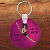 PORTE-CLÉS VIVRE À DANSER (Recto)