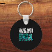 Porte-clés Vivre avec le SSPT (Recto)