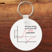 Porte-clés Vivre Jusqu'À Votre Plein Potentiel (Recto)