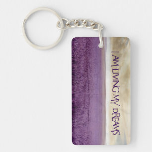 Porte-clés "Vivre mes rêves" Motivation Affirmation
