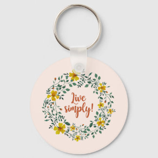 PORTE-CLÉS VIVRE SIMPLEMENT !