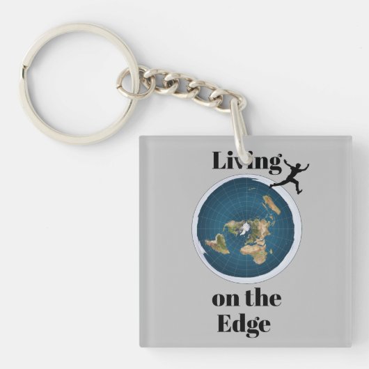 Porte-clés Vivre sur le Porte - clé Edge (Devant)