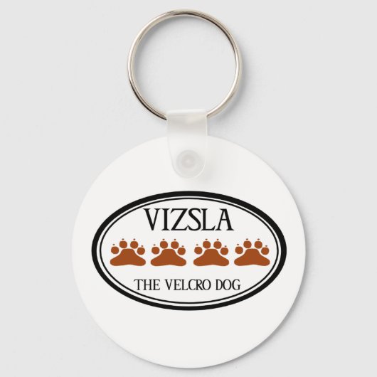 Porte-clés Vizsla Le porte - clé de chien Velcro (Recto)