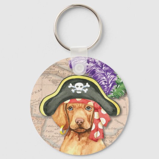 Porte-clés Vizsla Pirate (Recto)