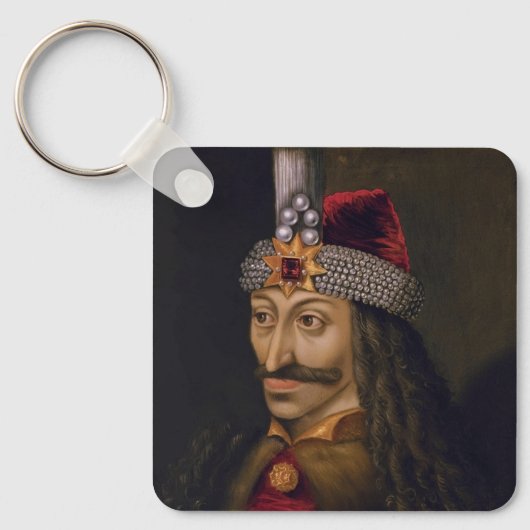 Porte-clés Vlad Tepes Dracula Impaler Voivode de Wallache (Recto)