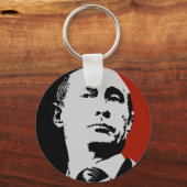 Porte-clés Vladimir Poutine rouge (Recto)