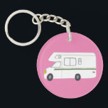 Porte-clés VOICI COMMENT JE ROLL RV Motorhome Camping PERSONN<br><div class="desc">Customisez ce porte - clé mignon avec votre propre texte,  votre nom ou tout ce que vous voulez. Préparez-vous à votre voyage en voiture avec ce design vintage RV,  dessiné à la main par moi pour vous ! Consultez ma boutique pour trouver beaucoup d'autres articles correspondants !</div>
