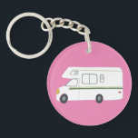 Porte-clés VOICI COMMENT JE ROLL RV Motorhome Camping PERSONN<br><div class="desc">Customisez ce porte - clé mignon avec votre propre texte,  votre nom ou tout ce que vous voulez. Préparez-vous à votre voyage en voiture avec ce design vintage RV,  dessiné à la main par moi pour vous ! Consultez ma boutique pour trouver beaucoup d'autres articles correspondants !</div>