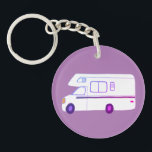 Porte-clés VOICI COMMENT JE ROLL RV Motorhome Camping PERSONN<br><div class="desc">Customisez ce porte - clé mignon avec votre propre texte,  votre nom ou tout ce que vous voulez. Préparez-vous à votre voyage en voiture avec ce design vintage RV,  dessiné à la main par moi pour vous ! Consultez ma boutique pour trouver beaucoup d'autres articles correspondants !</div>