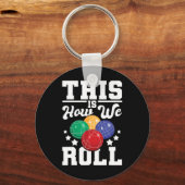 Porte-clés Voici Comment Nous Avons Roulé - Bocce Ll Jeu De B (Recto)