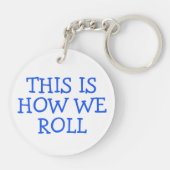 Porte-clés VOICI COMMENT NOUS ROLL RV Vanlife Camping PERSONN (Dos)