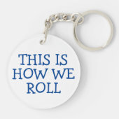 Porte-clés VOICI COMMENT NOUS ROLL RV Vanlife Camping PERSONN (Dos)