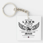 Porte-clés Voici l'agneau de YHVH (Devant)