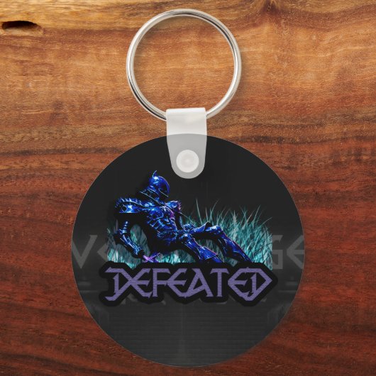 Porte-clés VoidForge "Vaincu" Dark Fantasy Chevalier Déchu  (Recto)