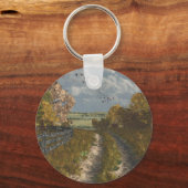 Porte-clés Voie de campagne à l'automne (Recto)