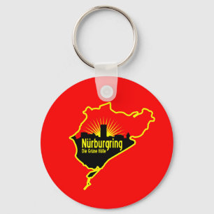 Porte-clés Voie de course de Nurburgring Nordschleife,