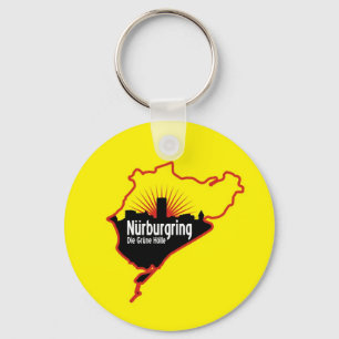 Porte-clés Voie de course de Nurburgring Nordschleife,