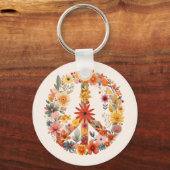 Porte-clés Voie de Paix fleur sauvage (Verso)