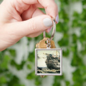 Porte-clés voie HMP Agamemnon étendant le câble atlantique (main)