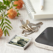 Porte-clés voie HMP Agamemnon étendant le câble atlantique (Côté)