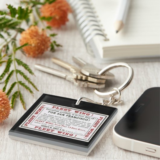 Porte-clés Voile Clipper (Devant Droit)