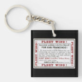 Porte-clés Voile Clipper (Devant)