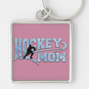 Porte-clés Voile d'athlétisme de maman de hockey