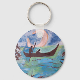 Porte-clés Voile en clair de lune