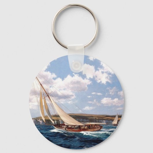 Porte-clés Voile en mer agitée (Recto)