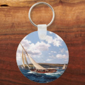 Porte-clés Voile en mer agitée (Recto)