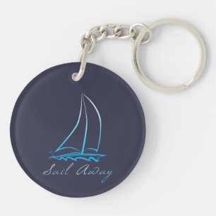 Porte-clés Voile Nautique